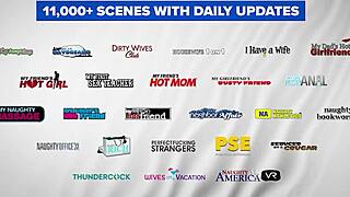 Sexy Ebony Addis Fouche Eyes Roommate's Date, Tempted to Lick Balls and Ride Big Cock in Heels