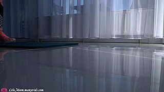 naughty gym girl in leggings tempts coach for rough pounding and facial cumshot