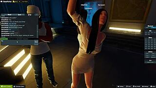 korean girl in 3dxchat takes on two monster bbcs mmf style