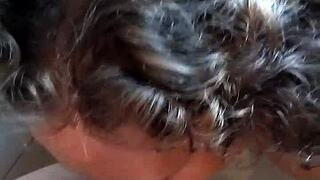 Couple Masturbates With Intense Cock Sucking Humping Milf Cumshot