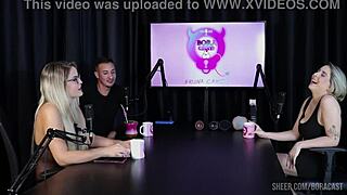 Mary red queen's sheer red tease in bora cast compilation with bruna carlos