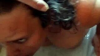 Couple Masturbates With Intense Cock Sucking Humping Milf Cumshot