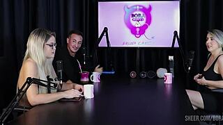 Mary red queen's sheer red tease in bora cast compilation with bruna carlos