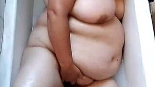 Couple Masturbates With Intense Cock Sucking Humping Milf Cumshot