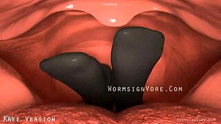 Werewolf devours monster cock from barefoot cocktail waitress!