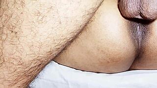 desi bbw stepmom's wet pussy pounded missionary by stepson loud moans