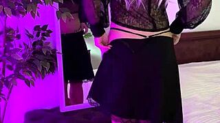 gorgeous mature teases in sexy garter belt allure