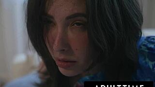 What if pregnant Casey Calvert's water breaks catching boyfriend doggystyle fucking Leana Lovings missionary rough?