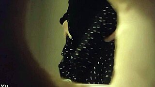 Hidden Cam Voyeur: Sexy Panties Babe Pees Through Wall Hole