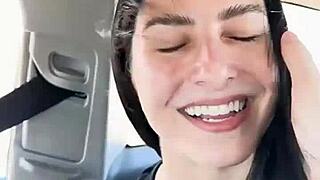 Holidays In Barcelona: Kaitlyn Katsaros ARMPIT LICK Slave Gagging Outdoor!!