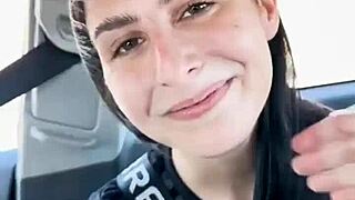 Holidays In Barcelona: Kaitlyn Katsaros ARMPIT LICK Slave Gagging Outdoor!!