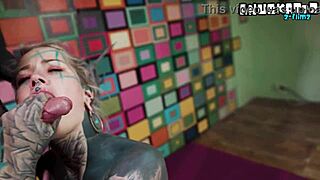 wanna see goth newbie take first monster cock anal to mouth deepthroat?