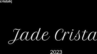 brunette latina housewife jade teases in fishnets then deepthroats hubby's cock up close