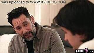 stepson and stepdad double penetrate blindfolded mature stepmom post massage!