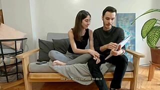 what if horny college girl seduces study buddy into bedroom frenzy pov