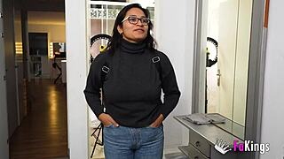 lana villafuerte's kinky hairy pussy begs for monster cock in bathroom quickie