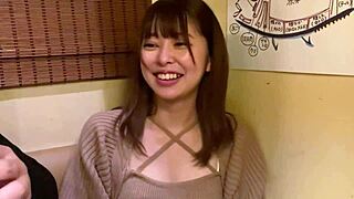 Pale Slim Japanese Babe Rides Hard Cowgirl Doggystyle Cumshot