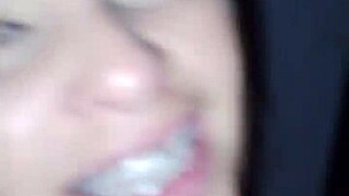 Hubby films me sucking tons of cocks at gloryhole!