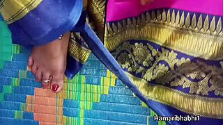 indian wife cheats with friend while hubby watches bedroom fuck