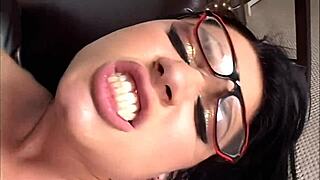 fucking eva angelina brunette milf teacher hard doggystyle deepthroat cumshot on big tits 😈🍆💦