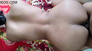 deshi village bhabhi gets bent over for rough doggy fuck part 02