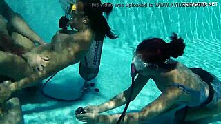 candy and lizzy fuck mike's brains out underwater
