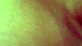 horny big ass tits girl orgasms oiled doggystyle on sofa