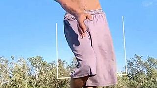 its so good watching this cute athletic brunette workout solo in dorm