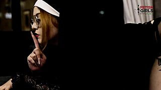 Freirinha Madalena's exotic brazilian photoshoot bares pierced nipples stockings monster bbc tease!
