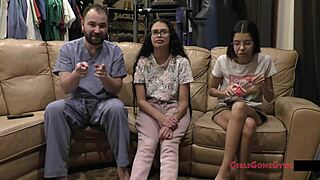 angel santana's pre-employment physical with aria nicole turns hospital humiliation wild