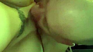 Mommy's pussy stretched by huge monster cock pounding hard and deep!