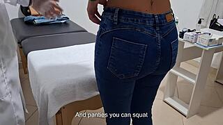 doctor performs real anal rectal exam on patient