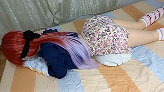 Horny Stepdaughter Virgin's Ballet Skirt Anal Seduction