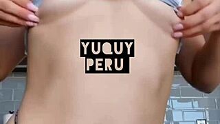 peruvian babe strips in steamy casting interview couch fuck