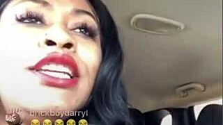 juicy bitch deelishis exposed acting wild on video shoot