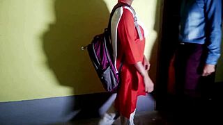 Schoolgirl Begs Security Guard for Creampie Fuck During Exam to Pass Her Paper