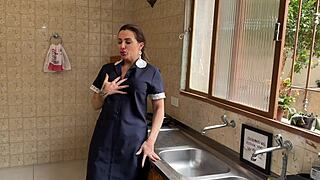 Housewife blackmailed into juicy interracial fucking with monster black cock