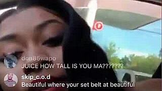 juicy bitch deelishis exposed acting wild on video shoot