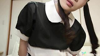 Horny Maid Sumire Mizuno Sucks Fucks Passionately Cowgirl Style