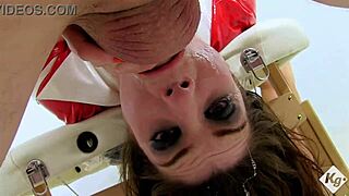 SLUTTY NURSE LUCIA LOVE GAGS ON COCK FOR WILD PATIENT FUCK!