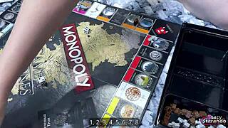 i became my stepsister's sex slave playing monopoly with her homemade bdsm domination roleplay part one