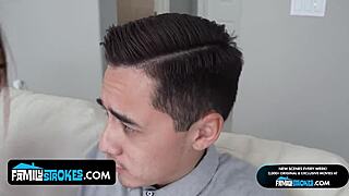 Boyfriend can't see, shove that monster black cock in my cheating ebony pussy now