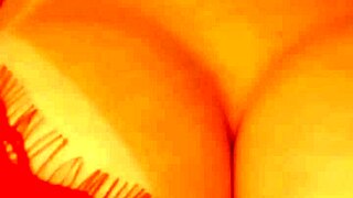 hot brunette goddess teases huge tits tittyfucks and plugs fat ass anal with moans 😈🔥💦