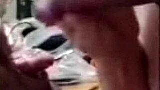 hey dude sucking that huge cock during the big move