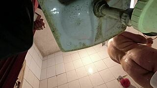 i love being watched as pervert sneaks in bathroom while i strip school uniform skirt upskirt