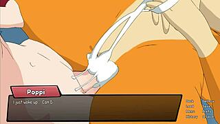 Comical furry interracial threesome creampie big ass tits cowgirl riding heat game!