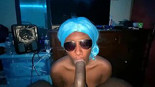 slim thick ebony college girl rides bbc cowgirl with deepthroat moans and orgasm