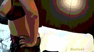 camille black's big ass rides maxine x to anal creampie bliss
