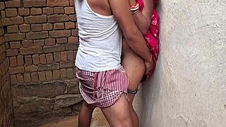 beautiful saree bhabhi roughly fucked deep by horny devar ji creampie