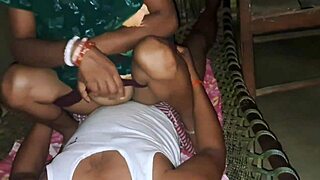 beautiful saree bhabhi roughly fucked deep by horny devar ji creampie